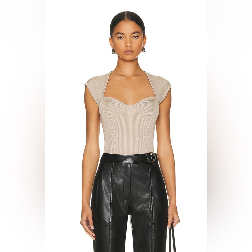 SIMKHAI Barbara Sweetheart Bodysuit